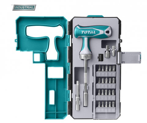 Atelier Scule - Set surubelnita tip T - 25 piese (INDUSTRIAL)