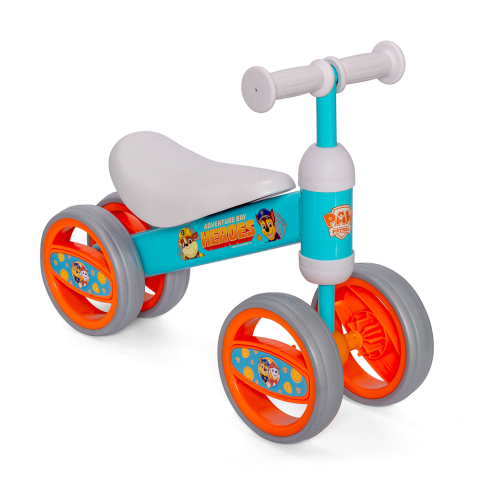 Biciclete fara pedale - Bicicleta fara pedale copii Paw Patrol (Patrula Catelusilor) baieti, 4 roti