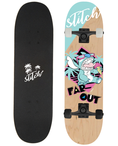Skateboard - Skateboard mare din lemn copii Stitch 31 inch, 79 cm