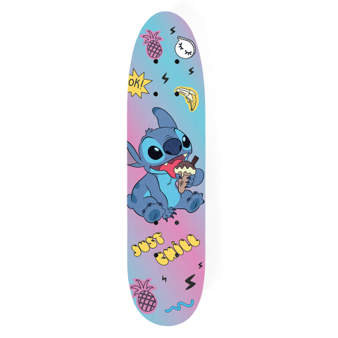 Skateboard - Skateboard din lemn copii Stitch, 24 inch, 61 cm
