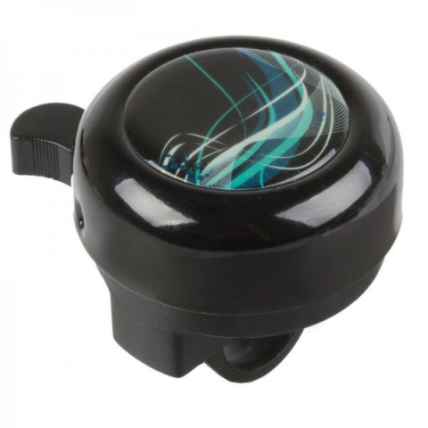 Accesorii-Design-Ornament - Sonerie bicicleta, culoare negru, model 3D