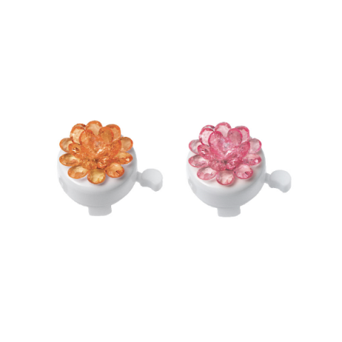 Accesorii-Design-Ornament - Sonerie BTA 3D Flowers clasica, din otel, diametru 55mm, model floare 3d