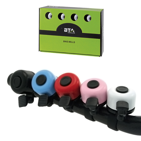 Accesorii-Design-Ornament - Sonerie BTA din-din, diverse culori, din otel, diametru Ø 34mm
