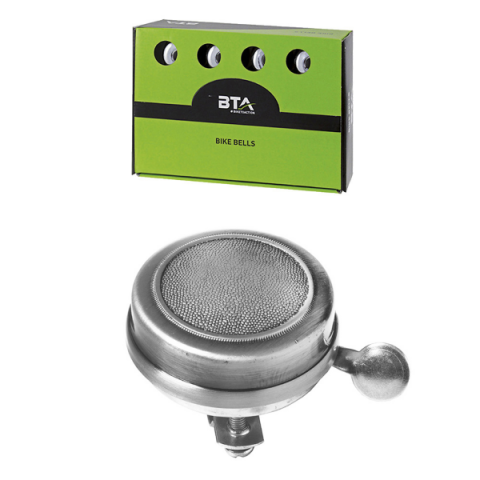 Accesorii-Design-Ornament - Sonerie BTA Old Style clasica, din otel, diametru 55mm, finisaj otel
