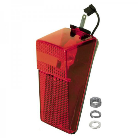 Stopuri - Stop spate bicicleta, montaj aripa, cu fir, bec 6v 0,6 W