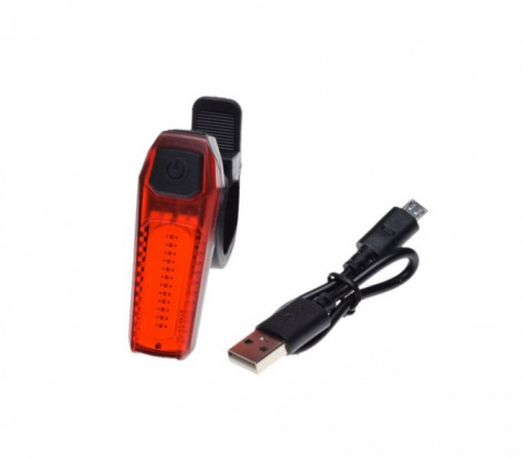 Stopuri - Stop spate biciclete led Cob, incarcare USB, 90 lumeni
