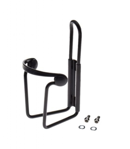 Accesorii-Design-Ornament - Suport bidon apa, din aluminiu, antivibratii, greutate 73 g, culoare negru