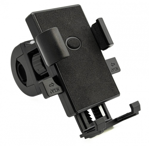 Husa/Suport telefon - Suport ghidon telefon din abs+pc, potrivire universala, 4.7"-7"