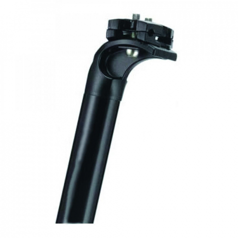 Tijă Șa - Tija Sa 31.6mm Alu L400mm Negru Prindere 2 Suruburi