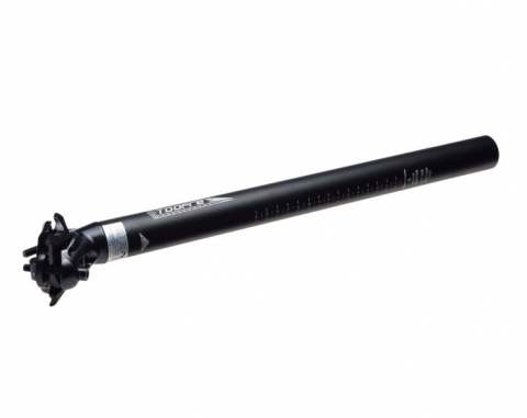Tijă Șa - Tija sa aluminiu 28.6mm x 400mm, culoare negru, 372g