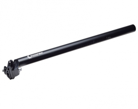 Tijă Șa - Tija sa aluminiu 30.8mm x 450mm, culoare negru, 393g
