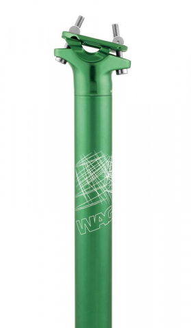 Tijă Șa - Tija Sa WAG Alu Ã˜31,6mm L-350mm 320gr Verde
