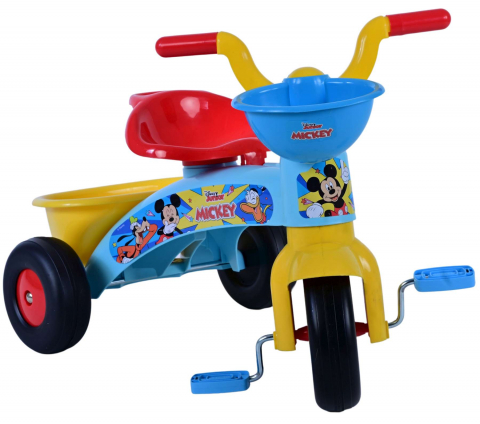 Tricicleta copii 1-3 ani, Disney Mickey, culoare albastru/rosu/galben [0]