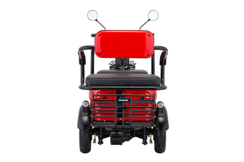 Tricicleta electrica ZTECH ZT-17 cu 2 locuri, motor 1.300W, acumulator 60V, 20Ah, autonomie aprox. 50 km, culoare rosu [3]