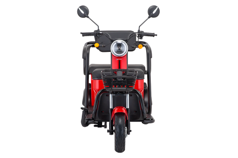 Tricicleta electrica ZTECH ZT-17 cu 2 locuri, motor 1.300W, acumulator 60V, 20Ah, autonomie aprox. 50 km, culoare rosu [2]