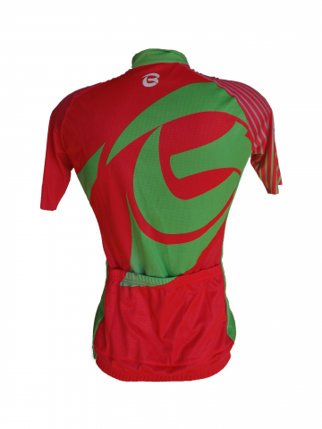 Tricou Ciclism Culoare Roz/Verde Marime M [1]