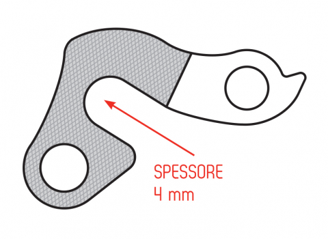 Suspensie-Cadru - Ureche Schimbator GH-013