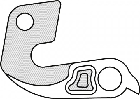 Suspensie-Cadru - Ureche Schimbator GH-094