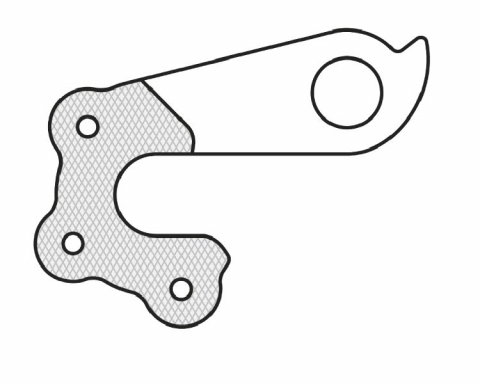 Suspensie-Cadru - Ureche Schimbator GH-098