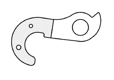 Suspensie-Cadru - Ureche Schimbator GH-105
