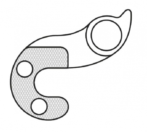 Suspensie-Cadru - Ureche Schimbator GH-135