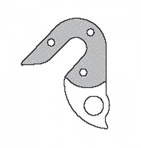 Suspensie-Cadru - Ureche Schimbator GH-154
