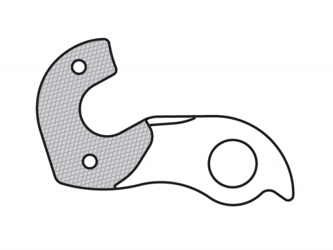 Suspensie-Cadru - Ureche Schimbator GH-179