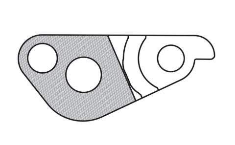 Suspensie-Cadru - Ureche Schimbator GH-185