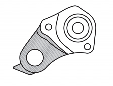 Suspensie-Cadru - Ureche Schimbator GH-186