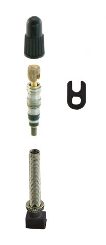 Anvelope-Camere - Valva Tubeless Demontabila Presta baza Patrata