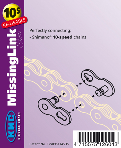 Zale-Lant - Zala KMC Missing Link 10V Bolt-5.88mm Standard Argintiu OEM