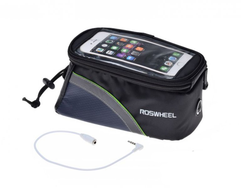 Geanta pentru bicicleta,prindere pe cadru,loc pentru telefon impermeabil