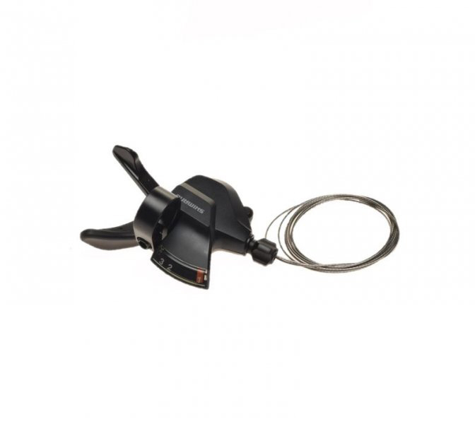 Maneta schimbator Shimano fata, 3 viteze