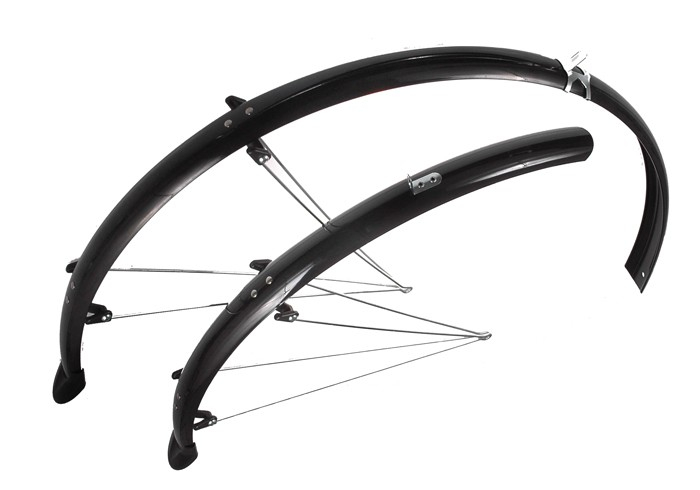Set 2 aparatori roti biciclete,Orion 28 36mm OR-type, culoare negru