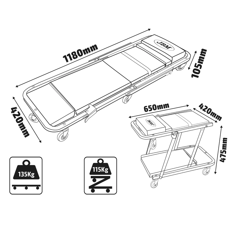 TARGA SERVICE AUTO 2 IN 1 JBM [8]