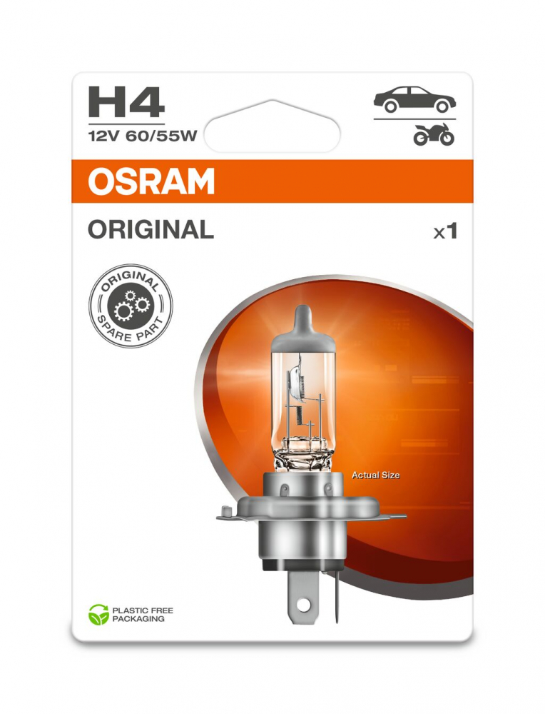 BEC 12V H4 60/55 W ORIGINAL BLISTER 1 BUC OSRAM [2]