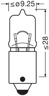 BEC 12V H6W ORIGINAL SET 10 BUC OSRAM [1]