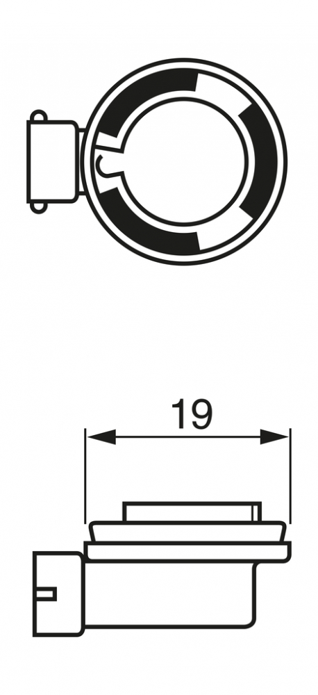 BEC 12V H8 35W PURE LIGHT BOSCH [4]