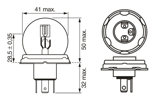 BEC 12V R2 45W / 40W ECO BOSCH [3]