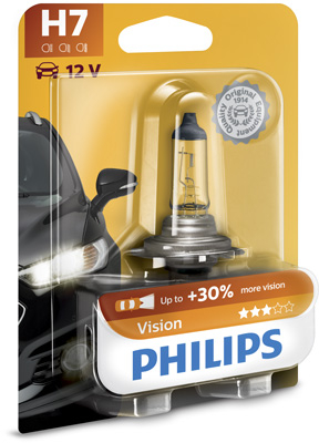 BEC FAR H7 55W 12V VISION (blister) PHILIPS [1]