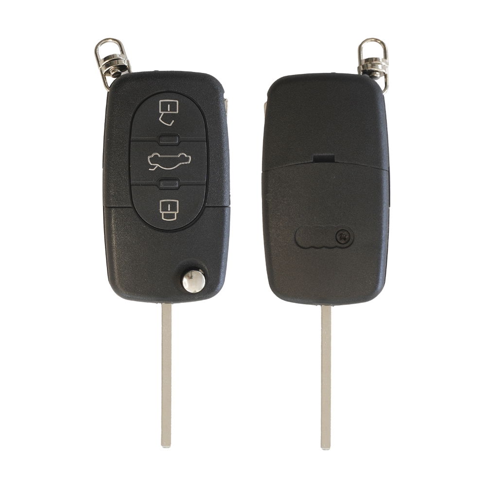 CARCASA CHEIE CONTACT PENTRU AUDI A3 / A6 / A8, 3 BUTOANE, CU CHEIE [1]