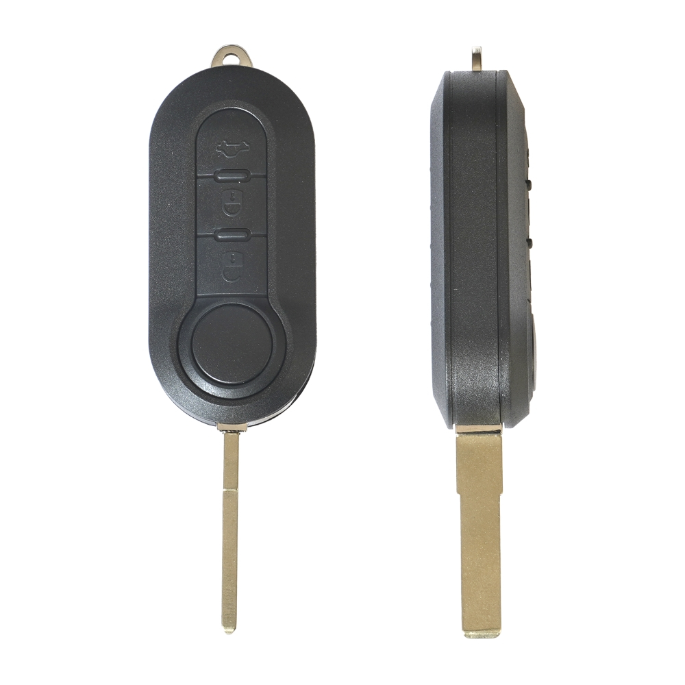 CARCASA CHEIE CONTACT PENTRU FIAT 500 (2007-) / BRAVO / GRANDE PUNTO 3 BUTOANE, CU CHEIE [1]