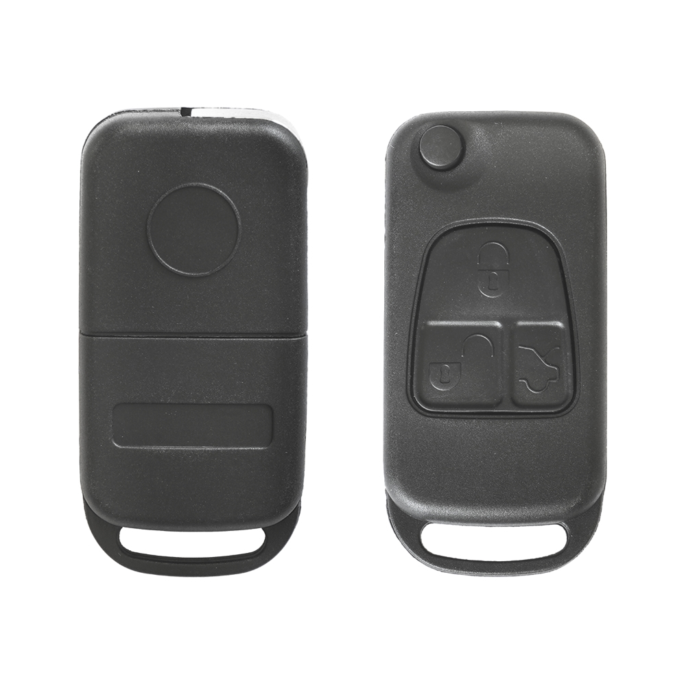 CARCASA CHEIE CONTACT PENTRU MERCEDES-BENZ CLASS C/ S / ML / SL 3 BUTOANE, CU CHEIE [2]
