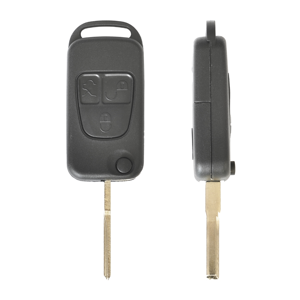 CARCASA CHEIE CONTACT PENTRU MERCEDES-BENZ CLASS C/ S / ML / SL 3 BUTOANE, CU CHEIE [1]