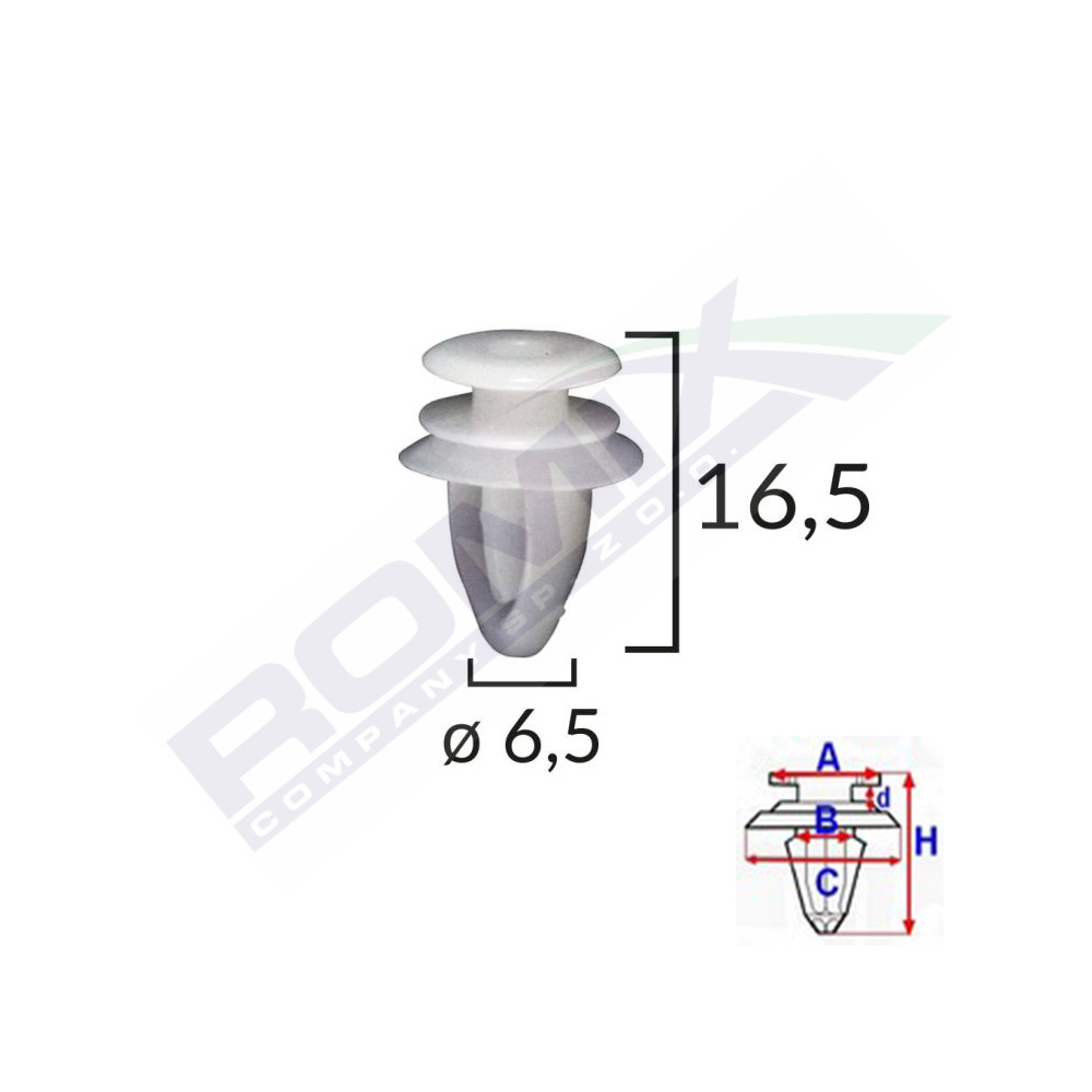 CLIPS CAPAC OGLINDA PENTRU OPEL SET 10 BUC [1]