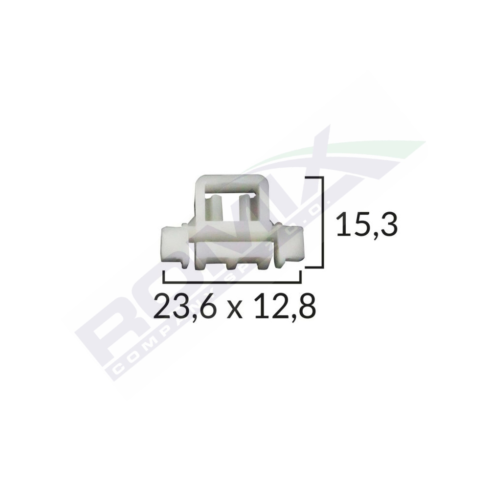 CLIPS FIXARE ELEMENTE EXTERIOARE PENTRU MERCEDES - ALB SET 10 BUC [1]