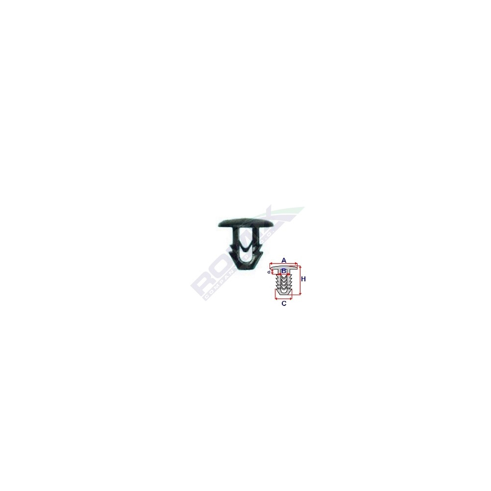 CLIPS GARNITURA PENTRU FIAT DUCATO SET 25 BUC [1]
