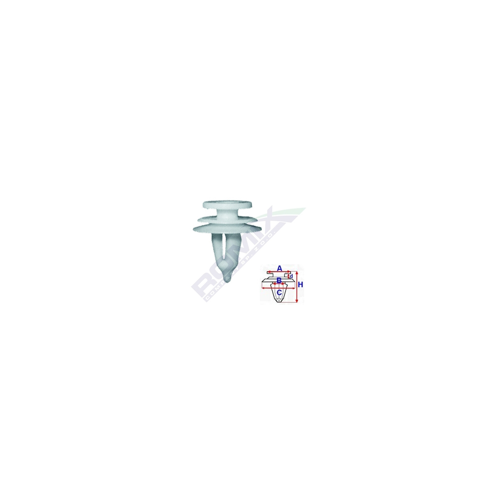 CLIPS TAPITERIE PENTRU CHRYSLER - GRI SET 10 BUC [1]