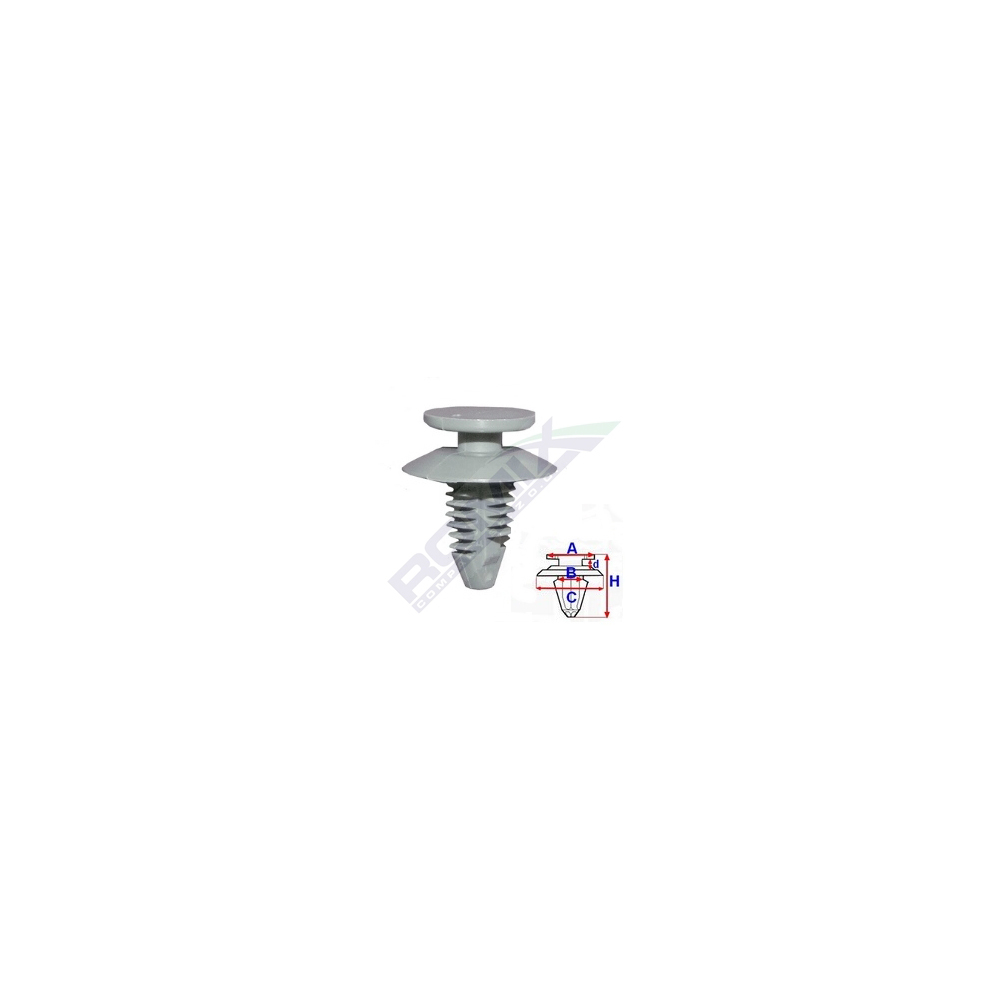 CLIPS TAPITERIE PENTRU FIAT/ALFA ROMEO SET 10 BUC [2]