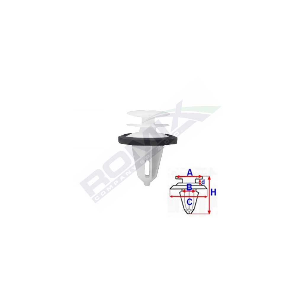 CLIPS TAPITERIE PENTRU FORD 9.6X21.9MM ALB - SET 10 BUC [1]